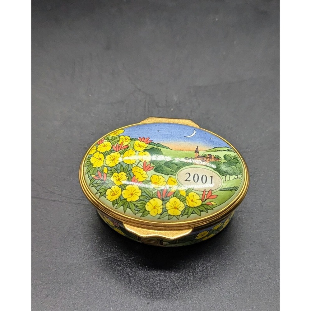 Halcyon Days‎ English Enamels Year to Remember 2001 Trinket Box